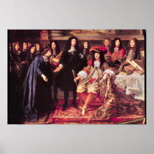 Jean-Baptiste Colbert, der die Mitglieder Poster