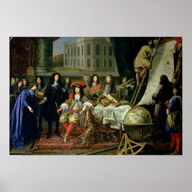 Jean-Baptiste Colbert Presenting Royal Poster (Vorne)