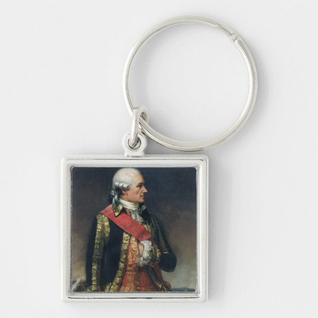 Jean-Baptiste de Vimeur Count von Rochambeau Schlüsselanhänger (Vorne)