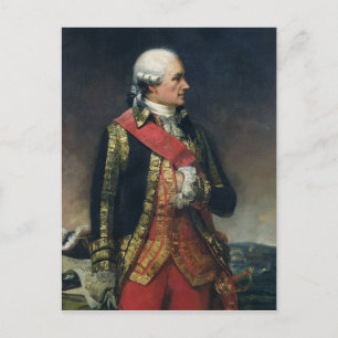 Jean-Baptiste de Vimeur Graf von Rochambeau Postkarte