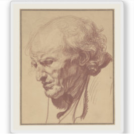 Jean-Baptiste Greuze - Leiter eines Alten Aufkleber