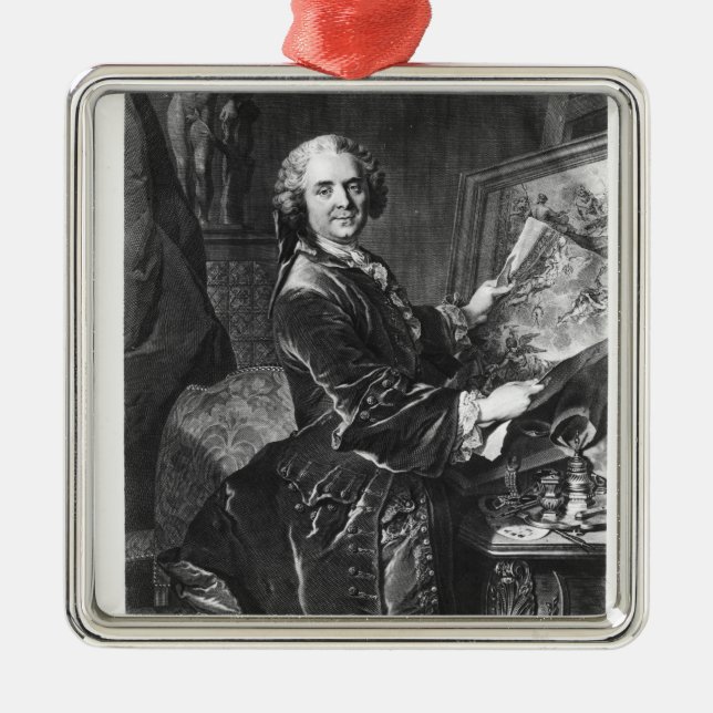 Jean Baptiste Masse Silbernes Ornament (Vorne)