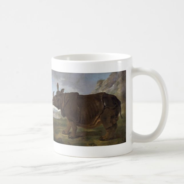 Jean-Baptiste Oudry: Clara das Nashorn Kaffeetasse (Rechts)