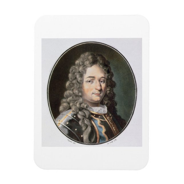 Jean Bart (1651-1702), 1789 (farbige Gravur) ( Magnet (Vertikal)