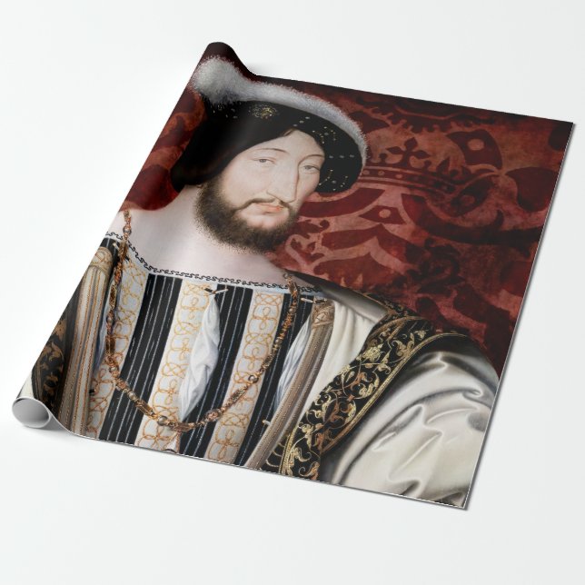 Jean Clouet - Francois I, König von Frankreich Geschenkpapier (Ungerollt)