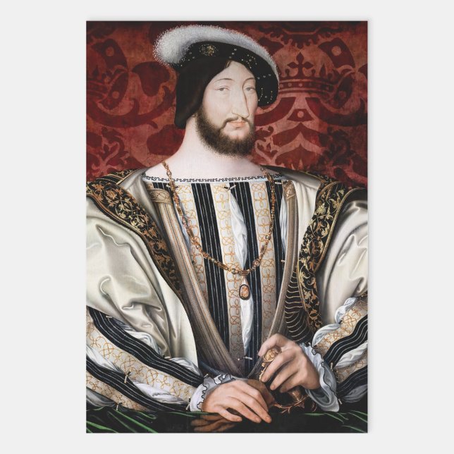 Jean Clouet - Francois I, König von Frankreich Geschenkpapier Set (Von Creator hochgeladen)