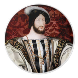 Jean Clouet - Francois I, König von Frankreich Keramikknauf