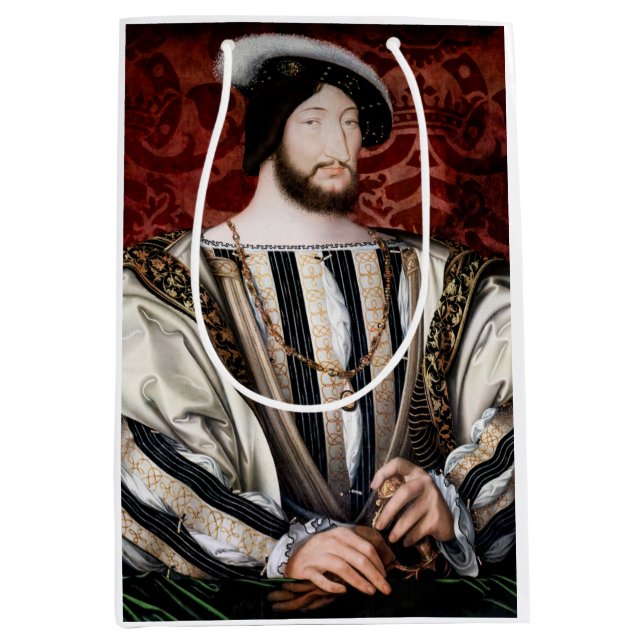 Jean Clouet - Francois I, König von Frankreich Mittlere Geschenktüte (Vorderseite)
