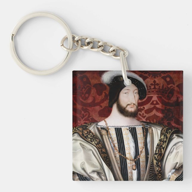Jean Clouet - Francois I, König von Frankreich Schlüsselanhänger (Vorderseite)