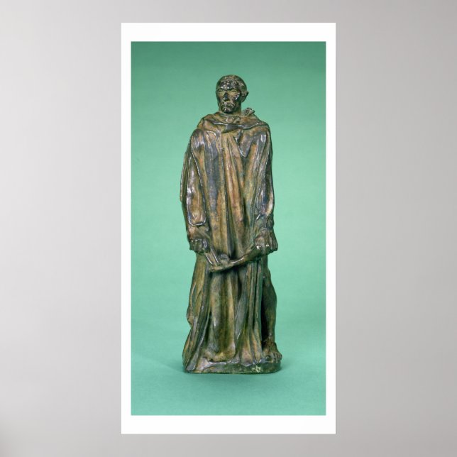Jean d'Aire aus den Burghers of Calais (Bronze) Poster (Vorne)