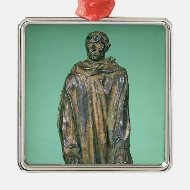 Jean d'Aire, von den Burghers von Calais (Bronze) Silbernes Ornament (Vorne)