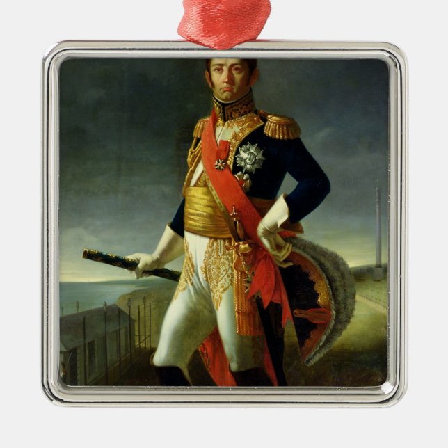 Jean-De-Dieu Soult Herzog von Dalmatien, 1856 Silbernes Ornament (Vorne)