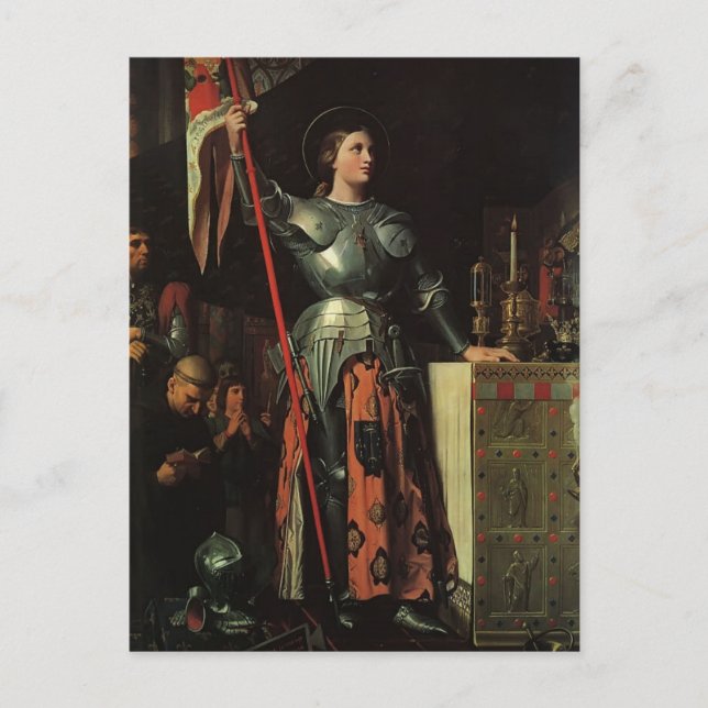 Jean Dominique Ingres - Joan of Arc Postkarte (Vorderseite)