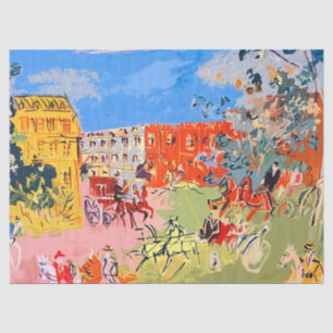 Jean Dufy Horsemen Tissue Paper Seidenpapier