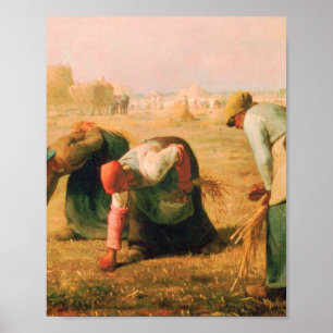 Jean Francois Millet - Die Ährenleserinnen 1857 Poster