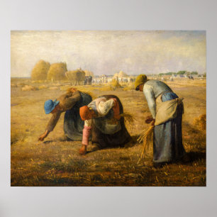 Jean-Francois Millet - Die Ährenleserinnen Poster