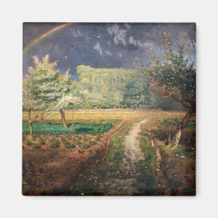Jean-Francois Millet - Frühjahr in Barbizon Magnet