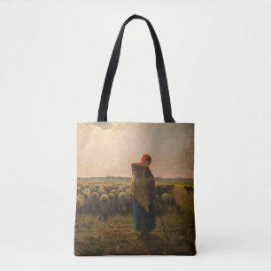 Jean-Francois Millet - Hirdess and Flock 1863 Tasche
