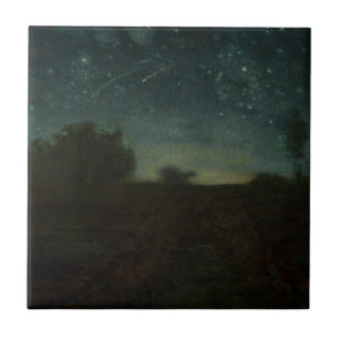 Jean-Francois Millet - Starry Night Fliese