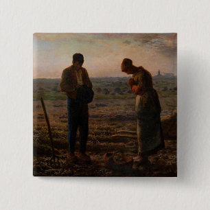 Jean-Francois Millet - The Angelus Button
