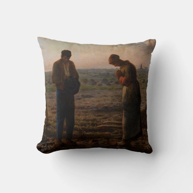 Jean-Francois Millet - The Angelus Kissen (Vorderseite)