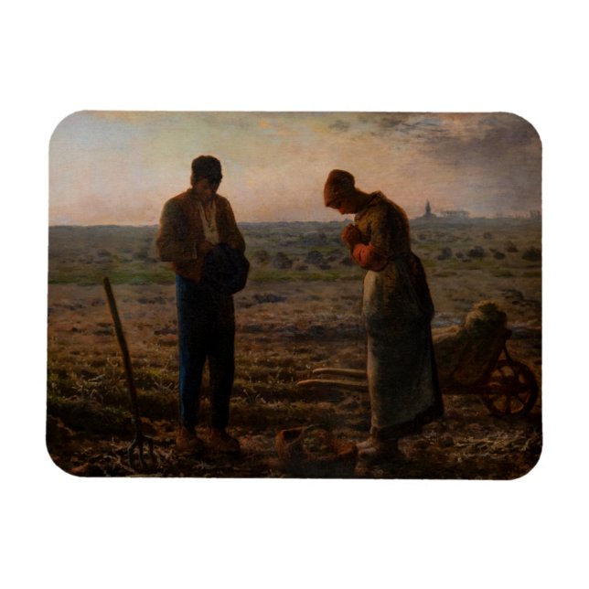 Jean-Francois Millet - The Angelus Magnet (Horizontal)