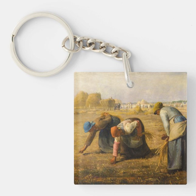 Jean-Francois Millet - The Gleaners Schlüsselanhänger (Vorderseite)