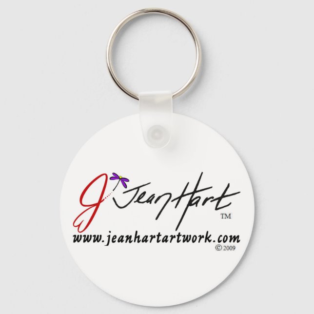 Jean Hart Artwork Logo Schlüsselanhänger (Vorderseite)
