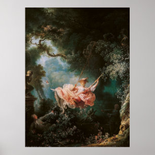 Jean-Honoré Fragonards Schwung Poster