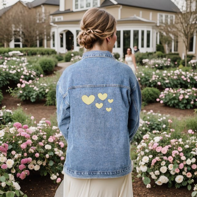 Jean Jacket by dalDesignNZ Jeansjacke (Hochzeit Rückseite)