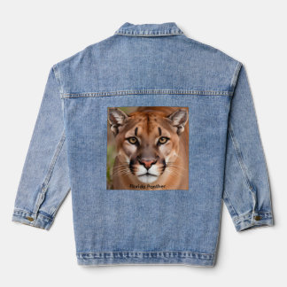 Jean Jacket Image of Florida Panther Jeansjacke