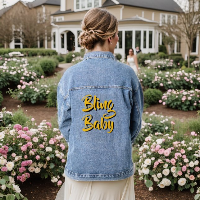 Jean Jacket von dalDesignNZ Jeansjacke (Hochzeit Rückseite)