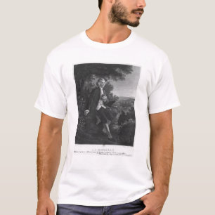 Jean-Jacques Rousseau, der 'Emile verfasst T-Shirt