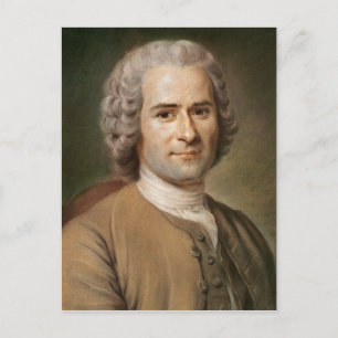 Jean-Jacques Rousseau nach 1753 Postkarte
