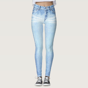 Jean Leggings Imprimés Tous Effets Super Light Was