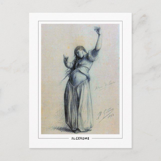 Jean-Léon Gérôme #115 - Fine Art Postcard Postkarte (Vorderseite)