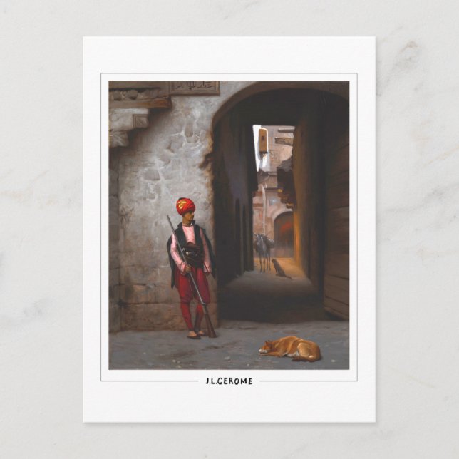 Jean-Léon Gérôme #13 - Fine Art Postcard Postkarte (Vorderseite)