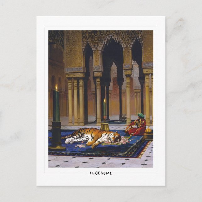 Jean-Léon Gérôme #28 - Fine Art Postcard Postkarte (Vorderseite)