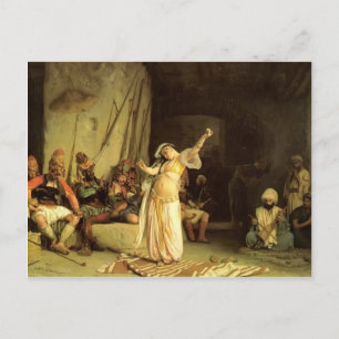 Jean-Leon Gerome - Der Tanz der Almeh Postkarte