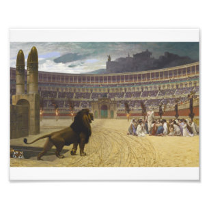 Jean-Leon Gerome - Die letzte Pra der Christlichen Fotodruck