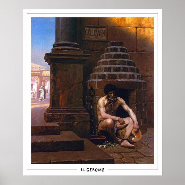 Jean-Léon Gérôme Zedign Art Poster #111 (Vorne)