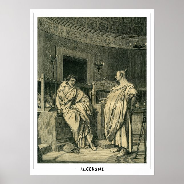 Jean-Léon Gérôme Zedign Art Poster #167 (Vorne)