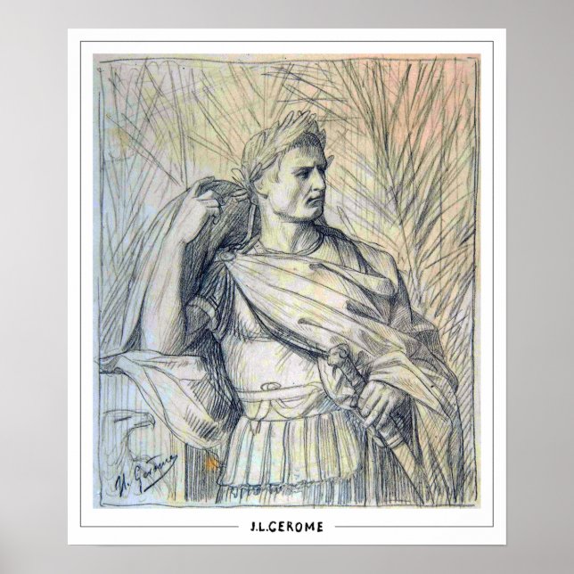Jean-Léon Gérôme Zedign Art Poster #252 (Vorne)