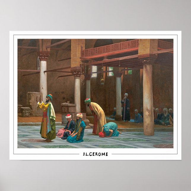 Jean-Léon Gérôme Zedign Art Poster #350 (Vorne)