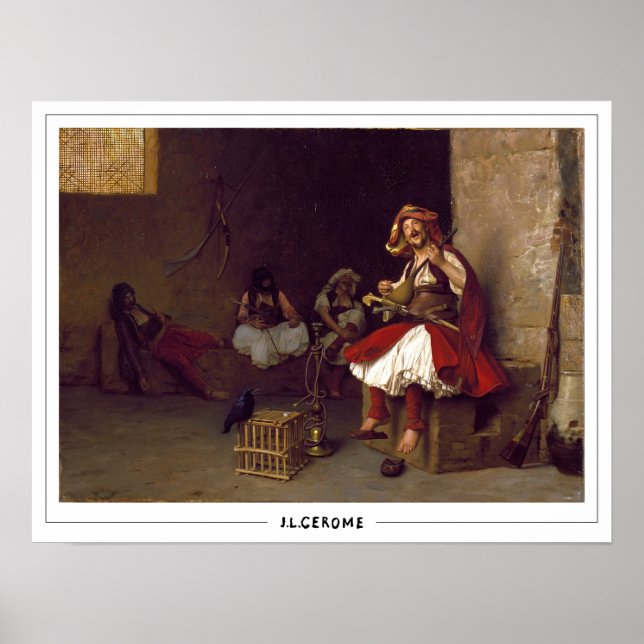 Jean-Léon Gérôme Zedign Art Poster #76 (Vorne)