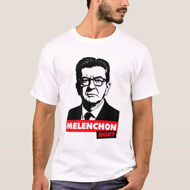 Jean-Luc Mélenchon – 2027 T-Shirt (Vorderseite)