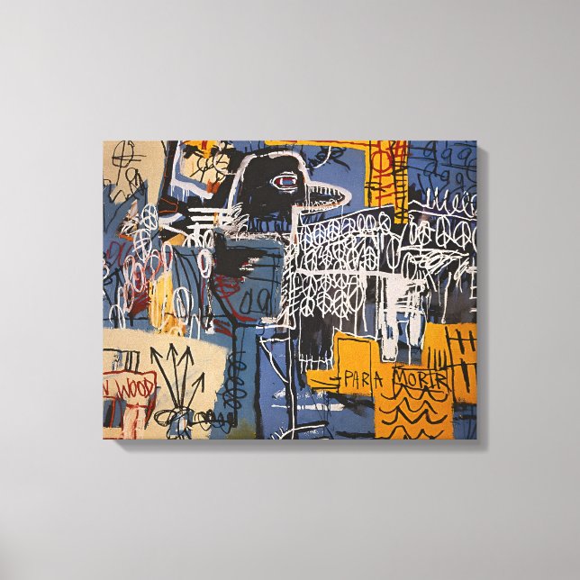 Jean Michel Basquiat Gemälde Leinwanddruck (Vorderseite)