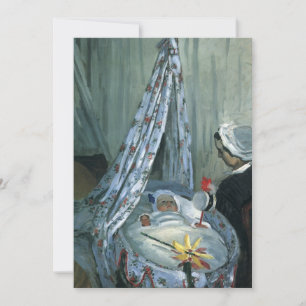 Jean Monet in seiner Wiege von Claude Monet
