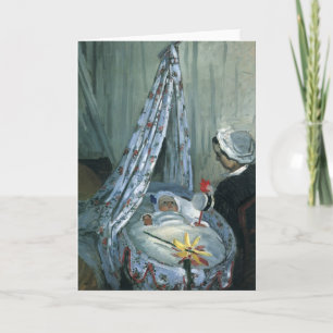 Jean Monet in seiner Wiege von Claude Monet Karte