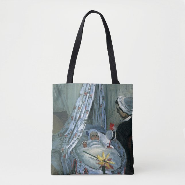 Jean Monet von Claude Monet in Seiner Wiege Tasche (Vorderseite)
